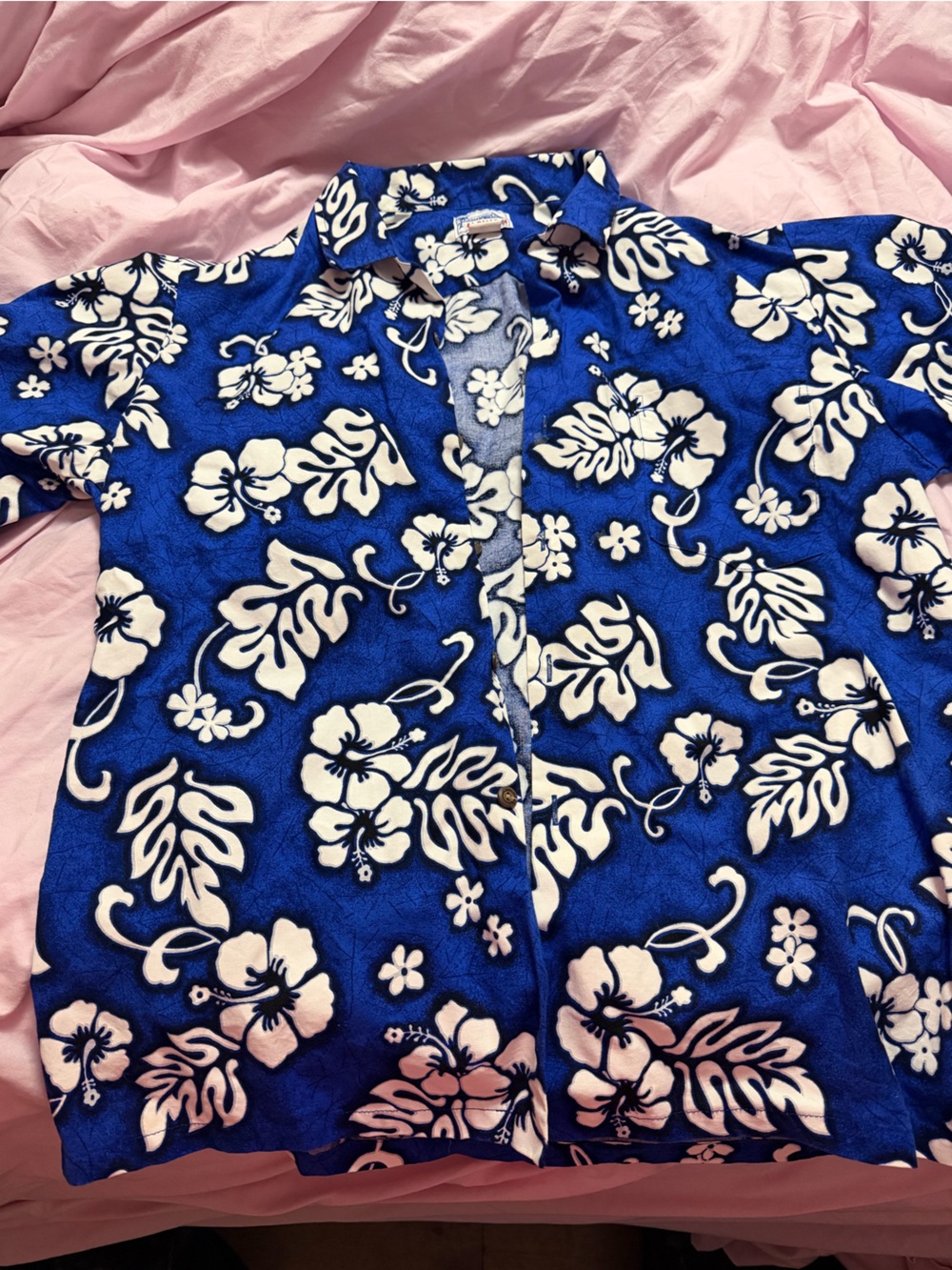 Vintage Men’s Hawaiian Button Up Shirt XL